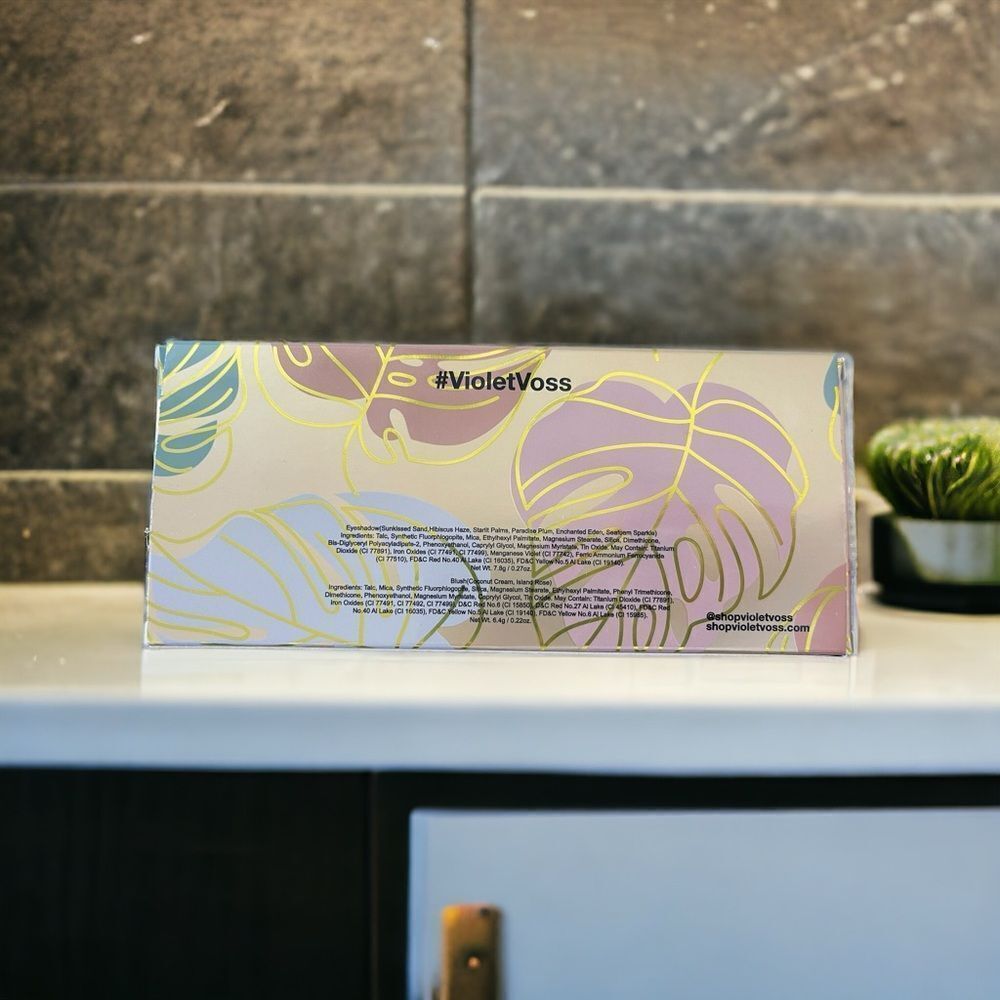 Violet Voss Pretty In Paradise Face & Shadow Palette NIB - Picture 4 of 7